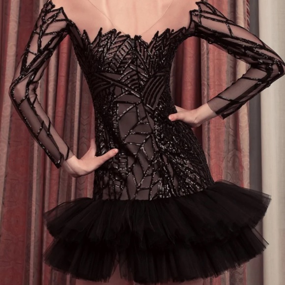 Gemy Maalouf Embroidered Dress - Picture 5 of 6